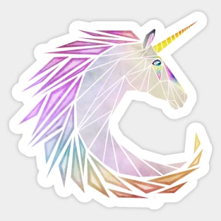 unicorn cercle Sticker